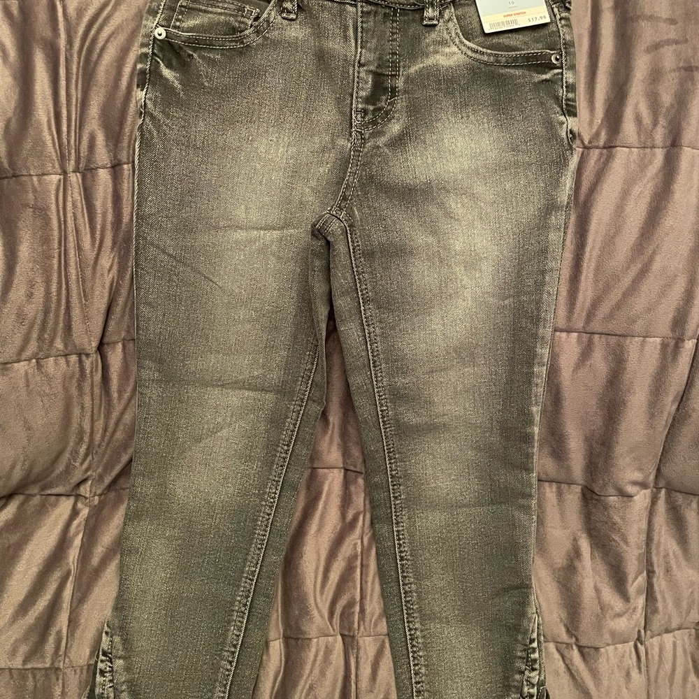 Girls super skinny jeans